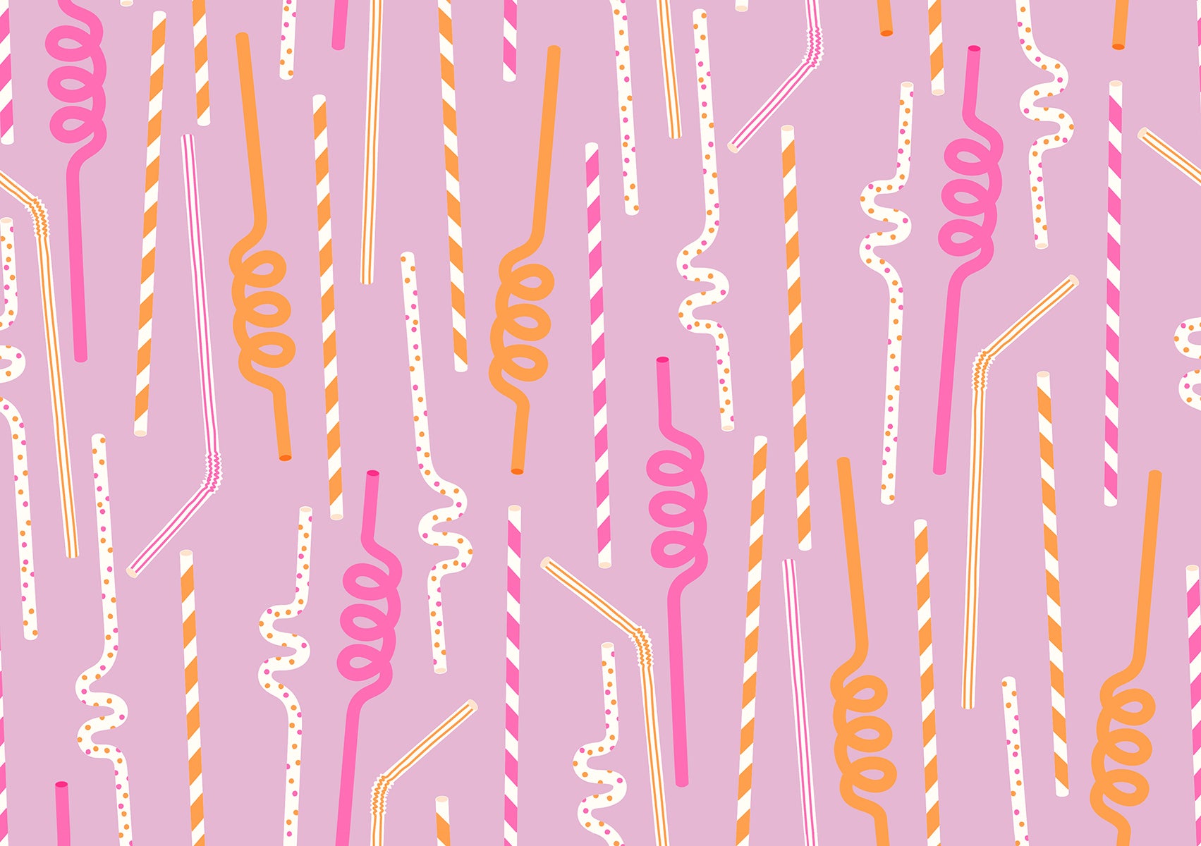 Straws in Macaron - Sugar Cone